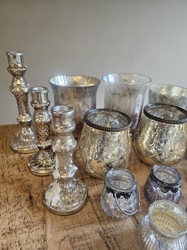 Piece mercury style vase - piece,