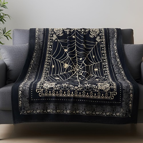 Spider web blanket 51 - spider,