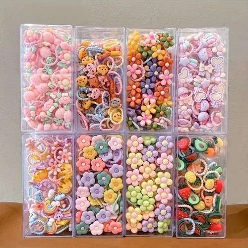 30pcs kids elastic hair bands - 30pcs,