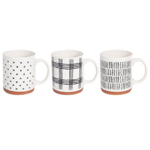Emkay set black white - black, &