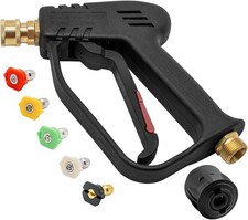 Fai Top 4000PSI High Pressure Washer Gun with 5 Water Nozzle Tip, Cleaner Gun