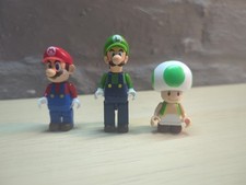 K'nex Mario &Luigi Toad Nintendo Figures 2011 2012 Play set Characters 