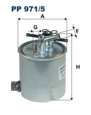 Filtron 971 fuel - 971/5, filter