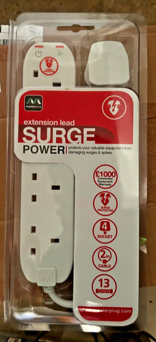 Masterplug four socket power - socket,