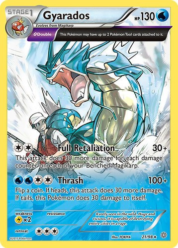 Heavily played gyarados - heavily,