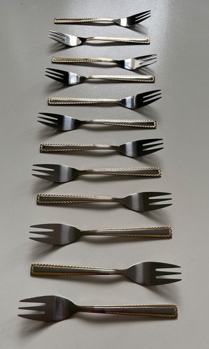 Set steel gold - set, 12