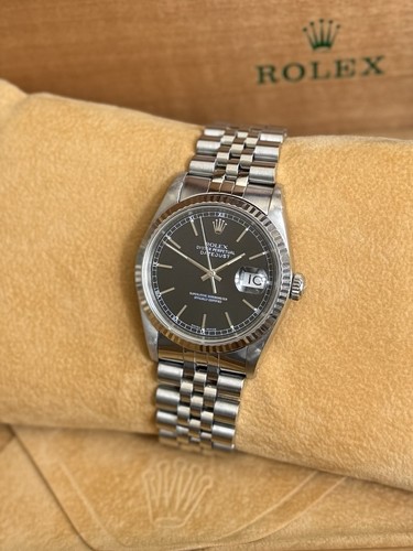 Gents steel white - gold, rolex