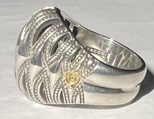 Tacori Sterling Silver &18 k