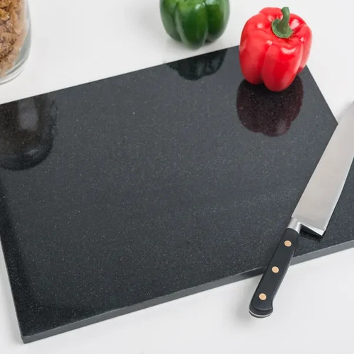 Black granite work top - granite,