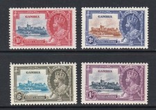 Gambia 1935 Silver Jubilee set