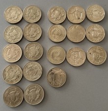 20 X OLD STYLE TWO POUND COINS