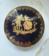 Vintage Limoges Cobalt Blue