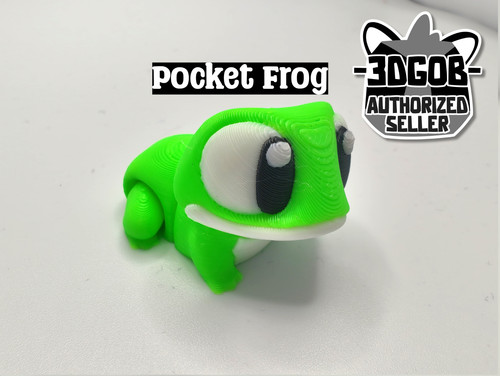 Pocket frog articulated - frog, –