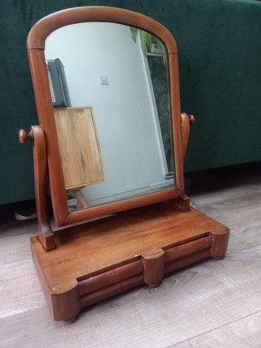 Wooden vintage dressing table - vintage,