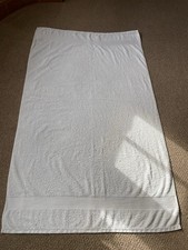 Johnsons White Bath Sheet Hotel Quality 100% Cotton