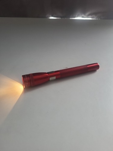 Mini maglite red with - red, 2