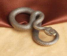 Brass Snake Animal Statue
