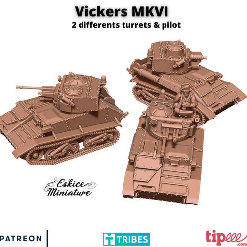 Wwii vickers tank - vickers,