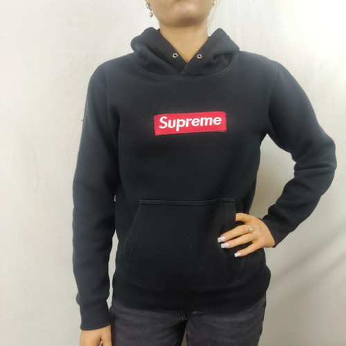 Supreme black embroidered - supreme,