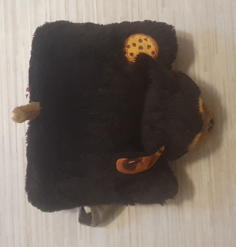 Pillow pets black - black, plush