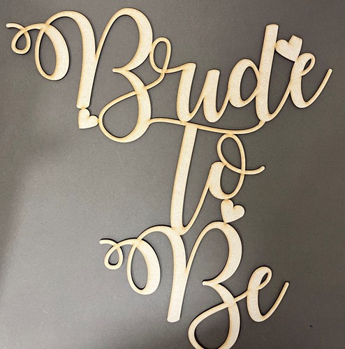 Wooden mdf bride hen - mdf, to