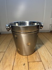 Excellent Condition: Apollo Stainless Steel Champagne Bucket 4 Litre (20 x 20cm)
