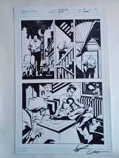 Batman Legends Dark Knight 5 Hester Riddler original comic art page 2013 signed