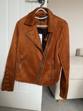 Orange Suade Jacket Matalan