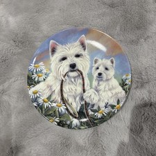 Danbury mint westie Plate Time