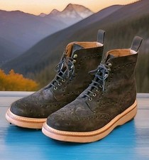 Grenson Fred  in Brown Suede -