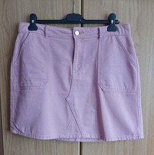LADIES WOMEN'S SAINSBURYS TU MINI SKIRT - COLOUR PINK - SIZE 14