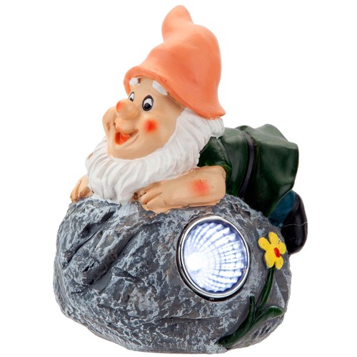 Solar yellow gnome - yellow, garden