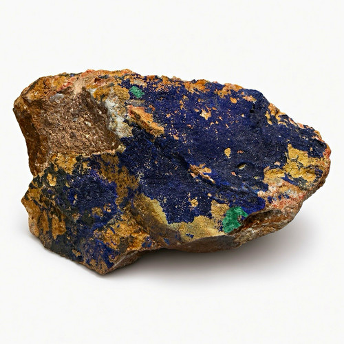 Large porous moroccan - large, azurite