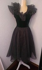 Vintage 50s 1950s Dress Black