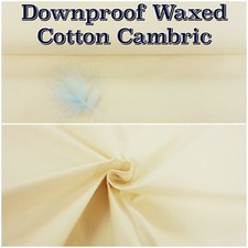 Cambric Fabric Waxed Cotton