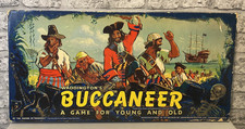 Vintage 1950s Waddington's Buccaneer Board Game -Rare 1958