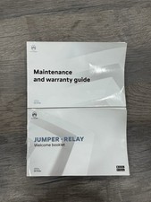 GENUINE CITROEN JUMPER-RELAY WELCOME BOOKLET AND SERVICE BOOK 2020-2024
