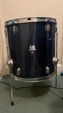 CB Drums Black Floor Tom SP series, with Evans skin