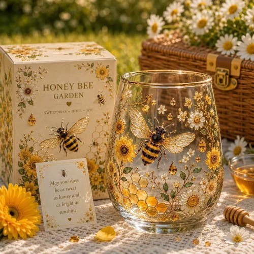 Transparent glass cup - cup, embossed