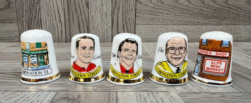 Ceramic thimbles coronation - ceramic,