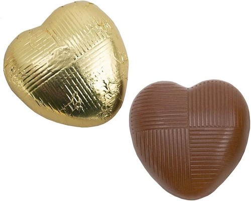 Gold foil wrapped belgian milk - foil,