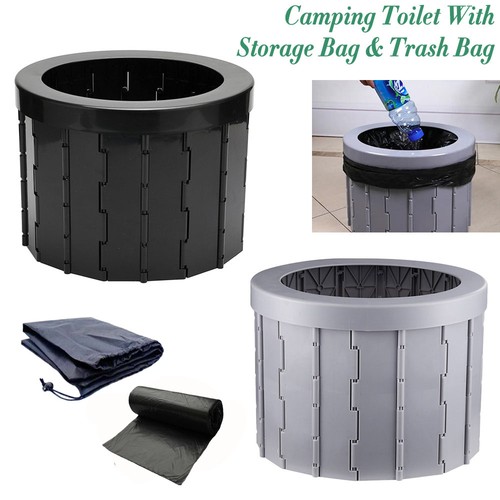 Portable folding commode - portable,