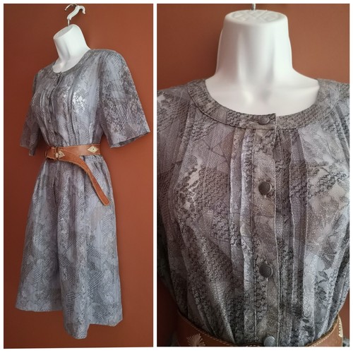 Vintage 70s 80s grey - vintage, blue