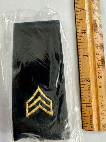 Sergeant rank epaulets pair - epaulets, us