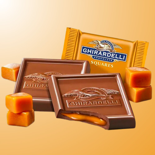 Caramel ghirardelli milk - ghirardelli,
