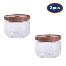 2pcs Tromso Glass Storage Jar