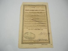 Import Permit Torpedo Bicycle