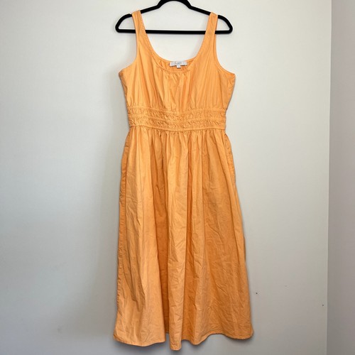 Loft smocked tank midi dress - smocked,