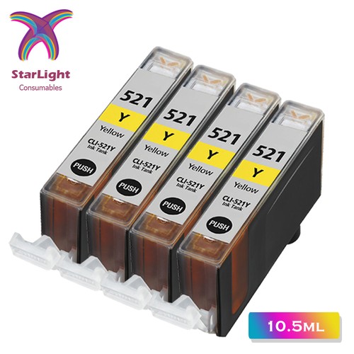 Cli 521 yellow ink - x, cli-521