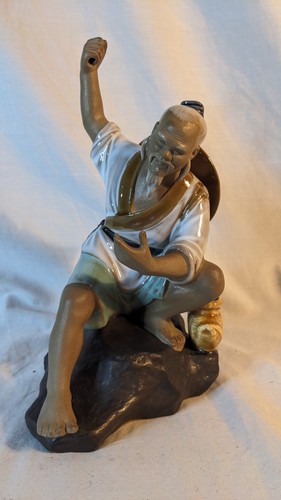 Vintage chinese ceramic mudman - vintage,